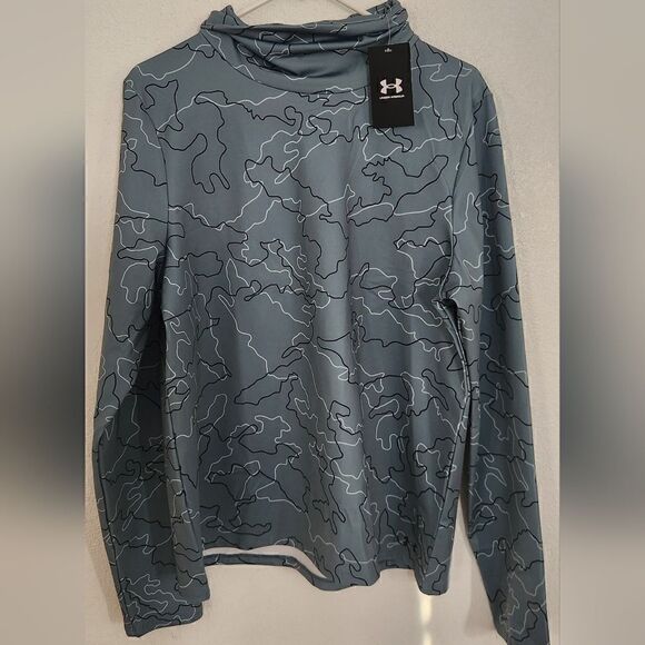 Women's Under Armour Loose Fit CW Funnel Neck Sweatshirt - Size XL - Picture 10 of 10